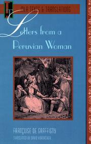 Letters from a Peruvian woman by Françoise de Grafigny