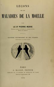 Cover of: Leçons sur les maladies de la moelle