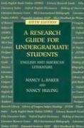 Cover of: Research Guide for Undergraduate Students (Sixth Edition)