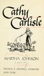 Cover of: Cathy Carlisle | Elisabeth Hubbard Lansing