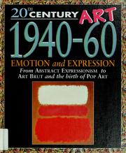 Cover of: 20th century art, 1940-60 by Jackie Gaff