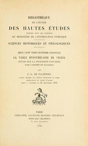 La table hypothécaire de Veleia by Félix Georges de Pachtere