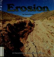 Cover of: Erosion by Cherie Winner