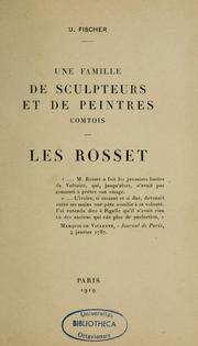 Cover of: Une Famille de sculpteurs et de peintres comtois: les Rosset