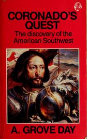 Cover of: Coronado's quest: the discovery of the southwestern states