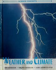 Cover of: Weather and climate by Alvin Silverstein
