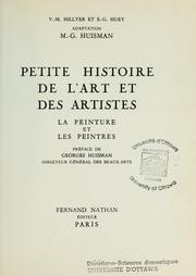 Cover of: Petite histoire de l'art et des artistes: la peinture et les peintres