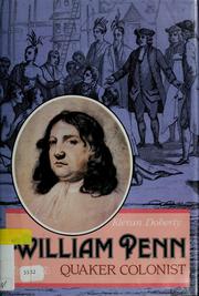 Cover of: William Penn: Quaker colonist