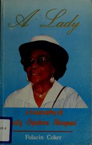 Cover of: A lady | Folarin Coker