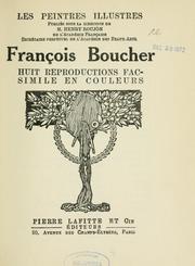 Cover of: François Boucher