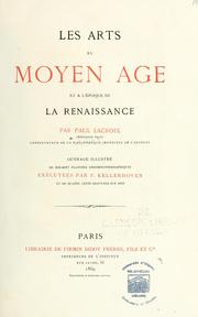 Cover of: Les arts au Moyen Âge et à l'époque de la Renaissance