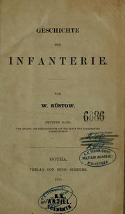 Geschichte der Infanterie by Wilhelm Rüstow