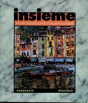 Cover of: Insieme by Romana Capek-Habekovic, Romana Habekovic, Claudio Mazzola, Romana Capek-Habekovic