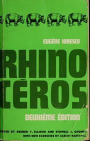 Cover of: Rhinocéros by Eugène Ionesco