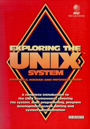 Cover of: Exploring the UNIX system