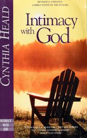 Cover of: Intimacy with God: a Bible study in the Psalms