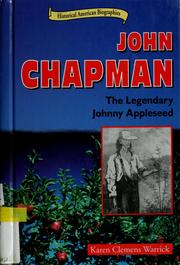 Cover of: John Chapman: the legendary Johnny Appleseed