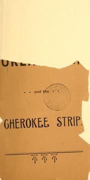 Cover of: Oklahoma and the Cherokee strip by 