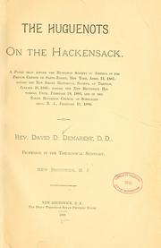 Cover of: The Hugenots on the Hackensack