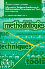 Cover of: Information Systems Development: Methodologies, Techniques, and Tools (Information Systems Series)