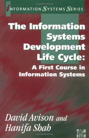 Cover of: Information Systems Development Life Cycle (Information Systems) by Hanifa Shah, D.E. Avison