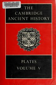 Cover of: The Cambridge ancient history by Charles Theodore Seltman