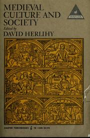 Cover of: Medieval culture and society. --