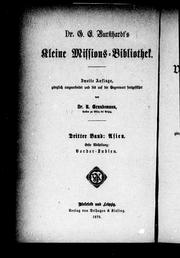 Cover of: Dr. G.E. Burkhardt's Kleine Missions-Bibliothek