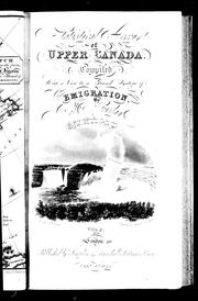 Cover of: Statistical account of Upper Canada: compiled with a view to a grand system of emigration