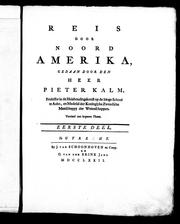 Cover of: Reis door Noord Amerika by Kalm, Pehr