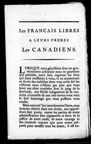 Cover of: Les Français libres à leurs frères les Canadiens by Edmond Charles Genet