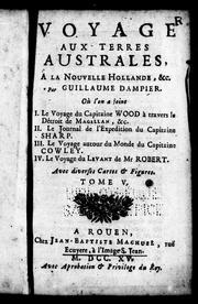 Cover of: Voyage aux Terres australes, à la Nouvelle Hollande, &c by William Dampier