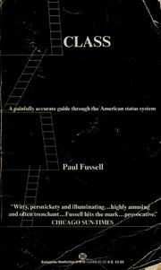 Cover of: Class by Paul Fussell