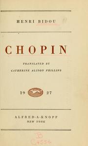 Cover of: Chopin