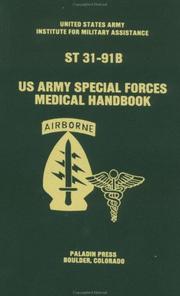 Cover of: US Army Special Forces medical handbook by Glen K. Craig