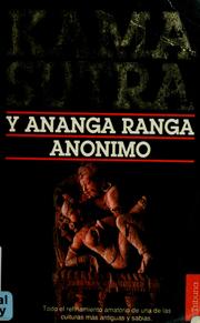 Cover of: Kama Sutra y Ananga Ranga: anonimo
