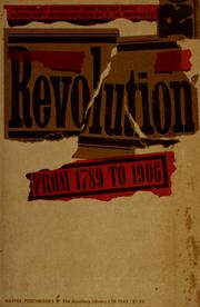 Cover of: Revolution from 1789 to 1906