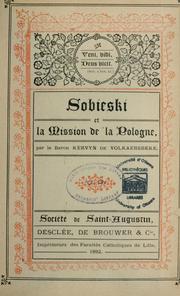 Cover of: Sobieski et la mission de la Pologne