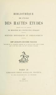 Cover of: Histoire de la conquête romaine de la Dacie et des corps d'armée qui y ont pris part