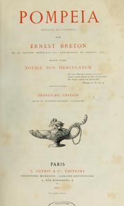 Cover of: Pompeia décrite et dessinée by Ernest Breton