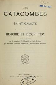 Les Catacombes de saint Calixte by Sisto Scaglia