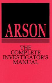 Cover of: Arson | Paladin Press