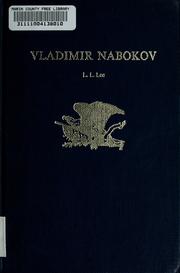Cover of: Vladimir Nabokov by L. L. Lee