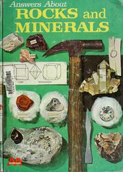 Cover of: Answers about rocks and minerals