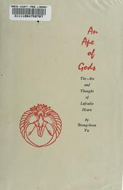Cover of: An ape of gods: the art and thought of Lafcadio Hearn.