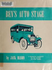 Cover of: Ben's auto stage by Jack Mason