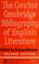 Cover of: The concise Cambridge bibliography of English literature, 600-1950.