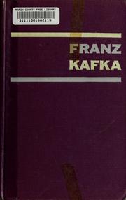 Cover of: Franz Kafka; a critical study of his writings.: Translated by Sheema Zeben Buehne.