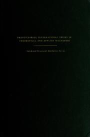 Cover of: Introduction to photomechanics