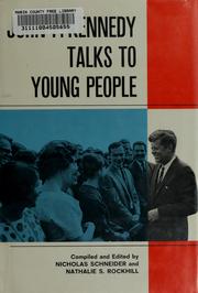 Cover of: John F. Kennedy talks to young people.